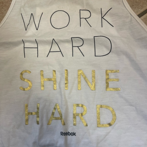 Reebok Work Hard Shine Hard Tank Top - Picture 2 of 7